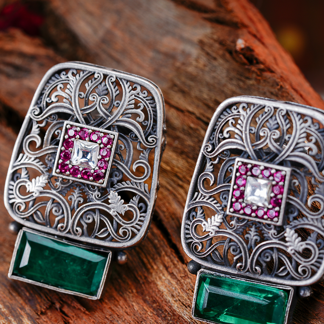 Royal Enclave Filigree Earrings