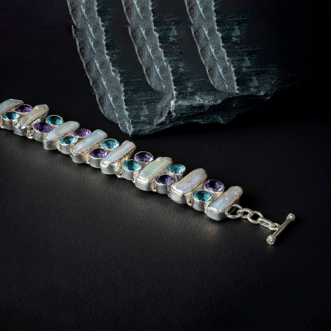 Natural Gemstone Bracelet