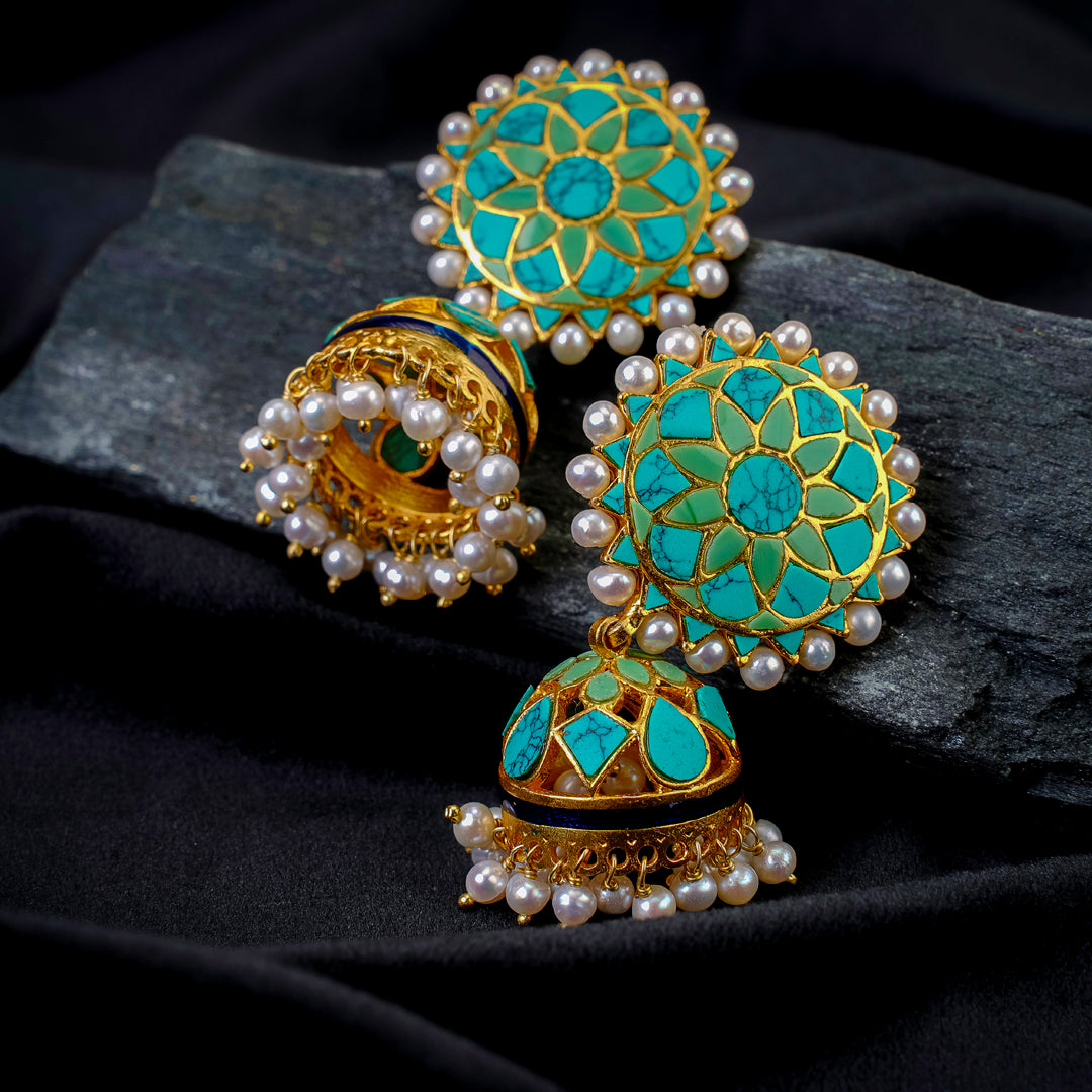 Peacock Jhumki