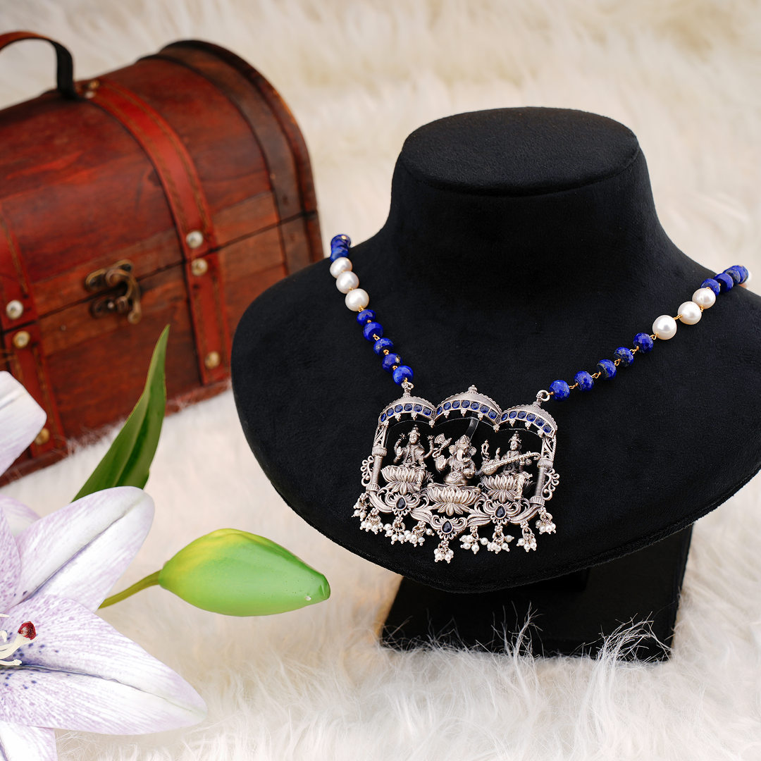Divine Trio Temple Necklace