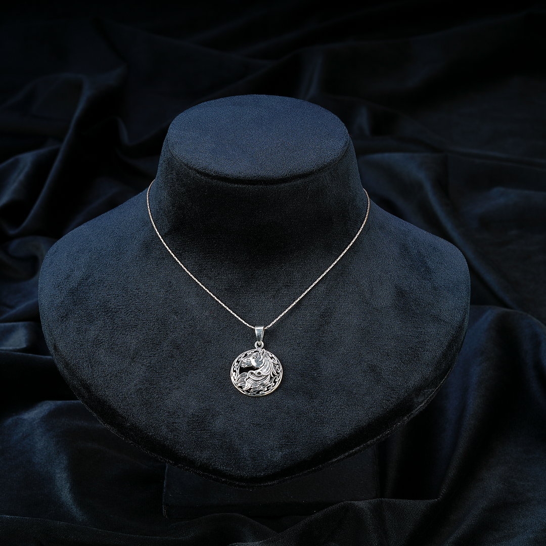 Majestic Horse Pendant Necklace