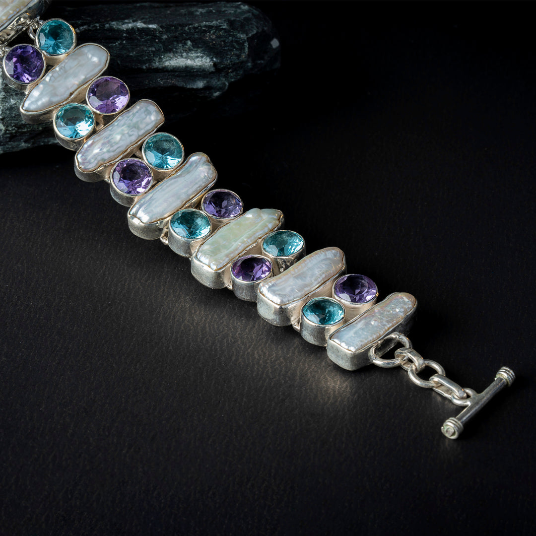Natural Gemstone Bracelet