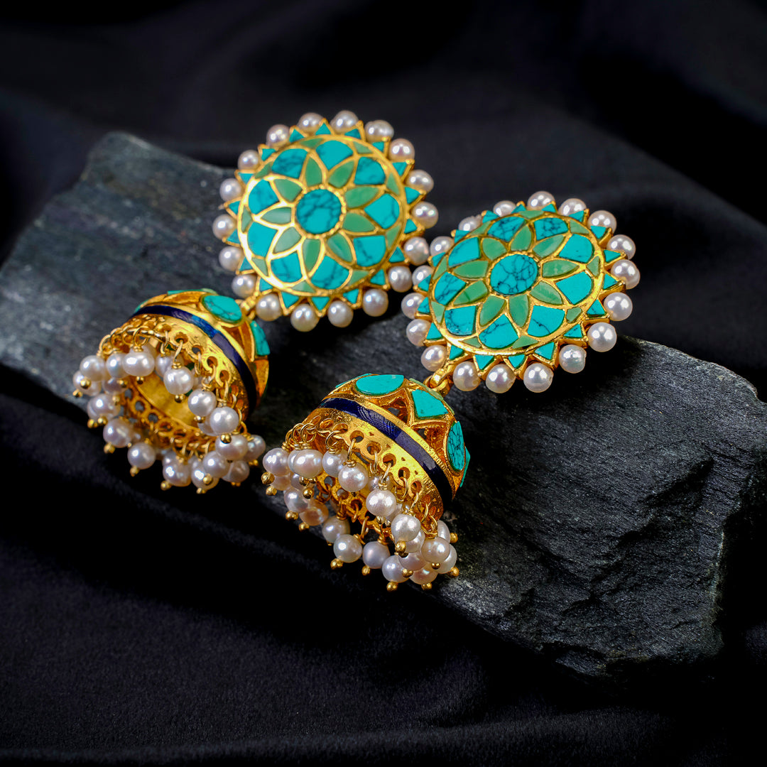 Peacock Jhumki