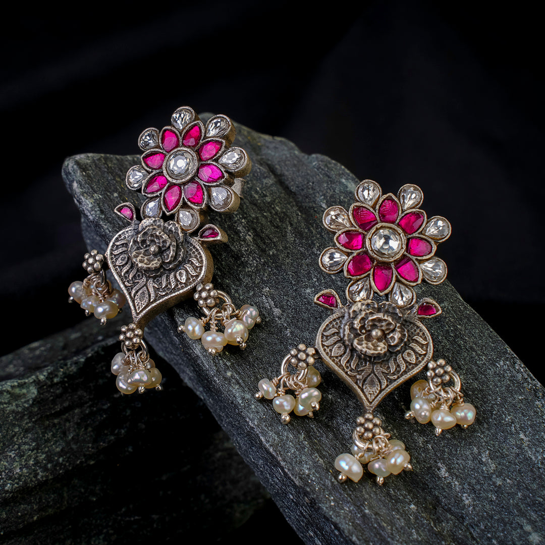 Rosy Rose Earrings