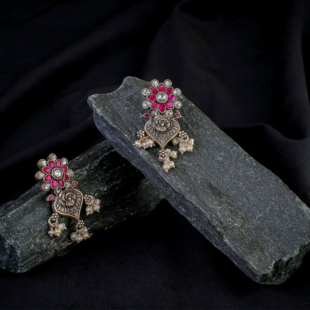 Rosy Rose Earrings