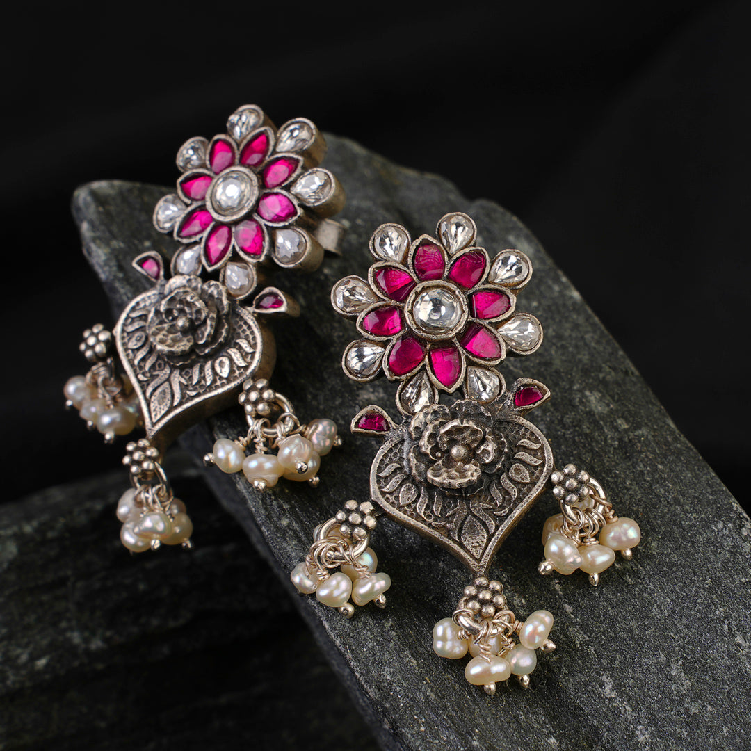 Rosy Rose Earrings