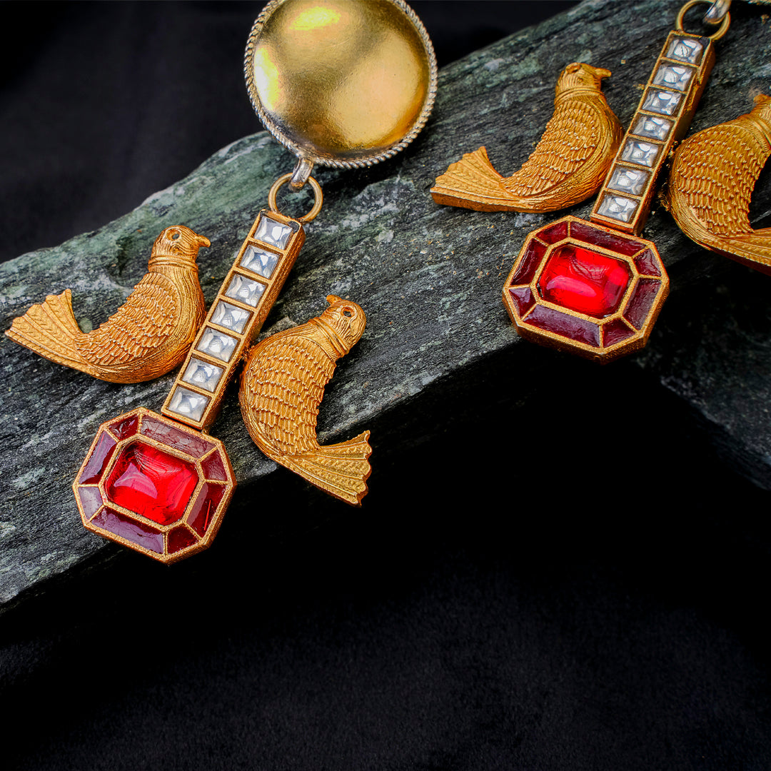 Regal Aviary Drop Earrings