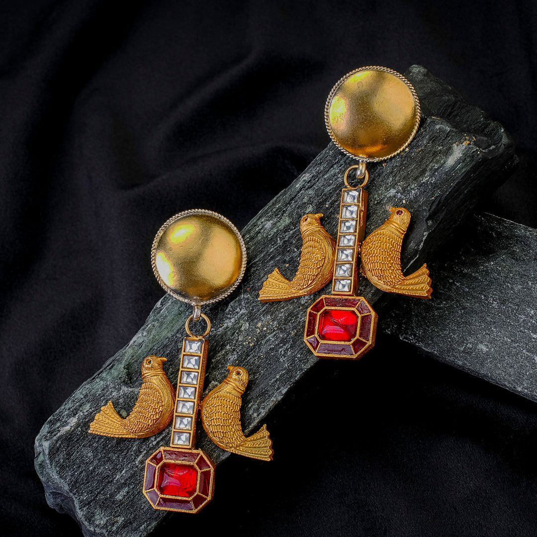 Regal Aviary Drop Earrings