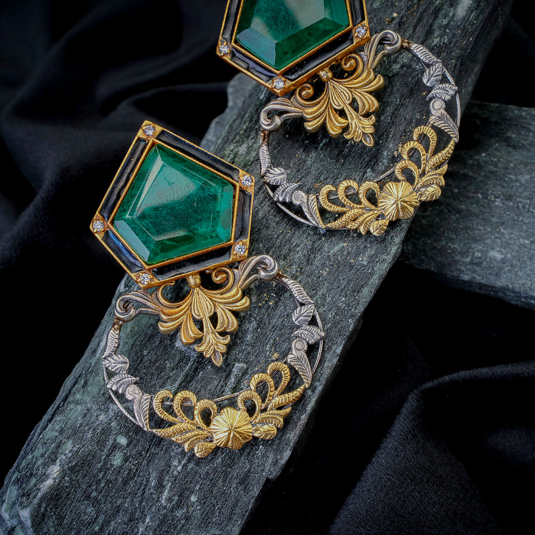 Emerald Regal Earrings