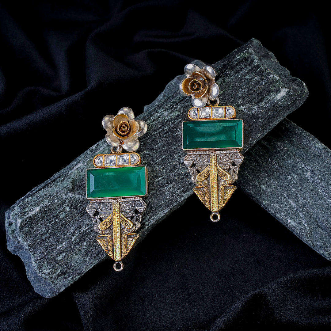 Regal Bloom Dagger Earrings
