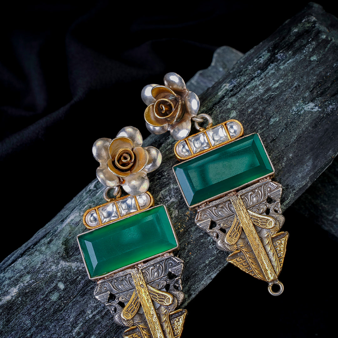 Regal Bloom Dagger Earrings