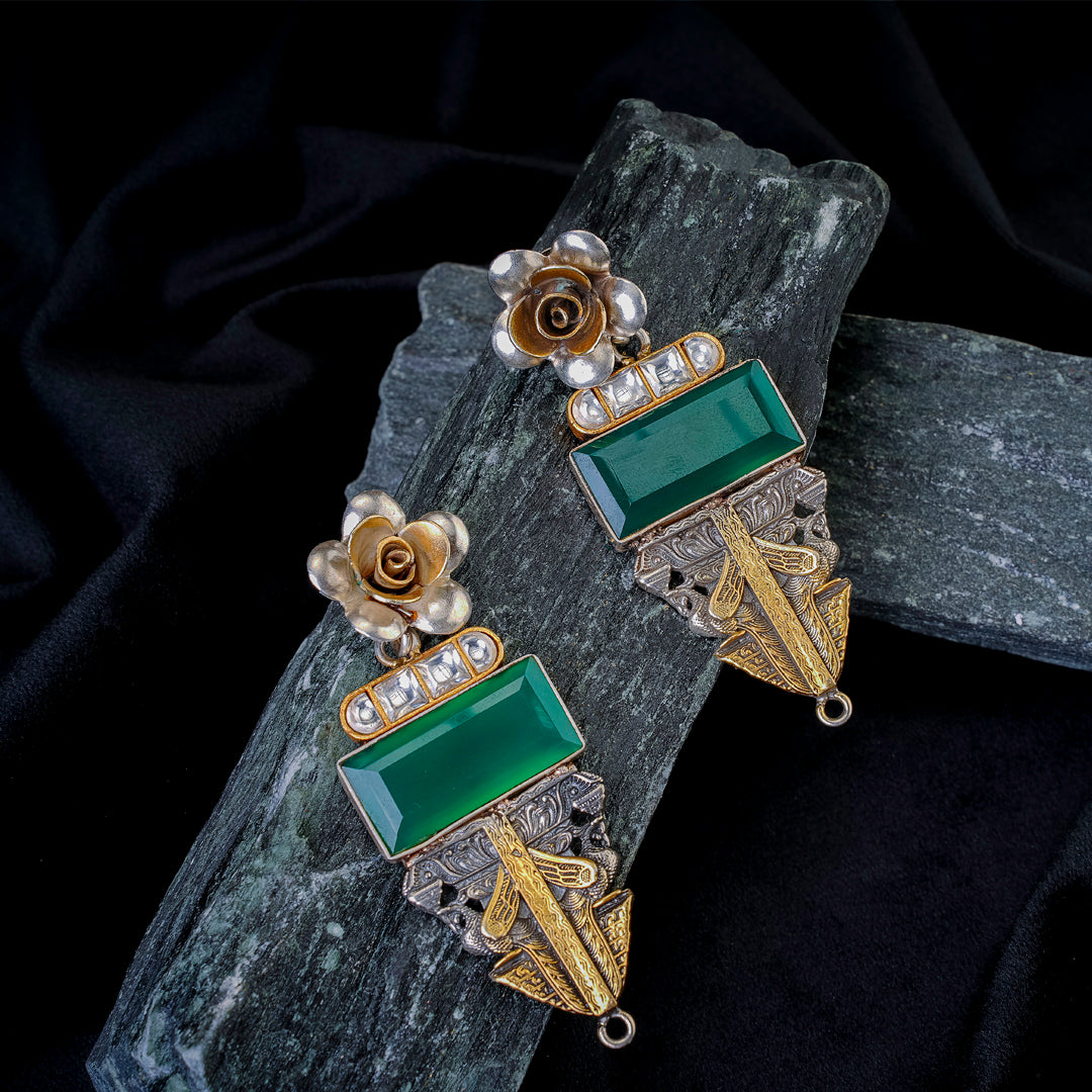 Regal Bloom Dagger Earrings